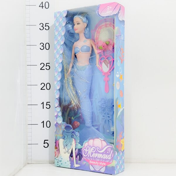 MUÑECA SIRENA C/LUZ Y ACCESORIOS
