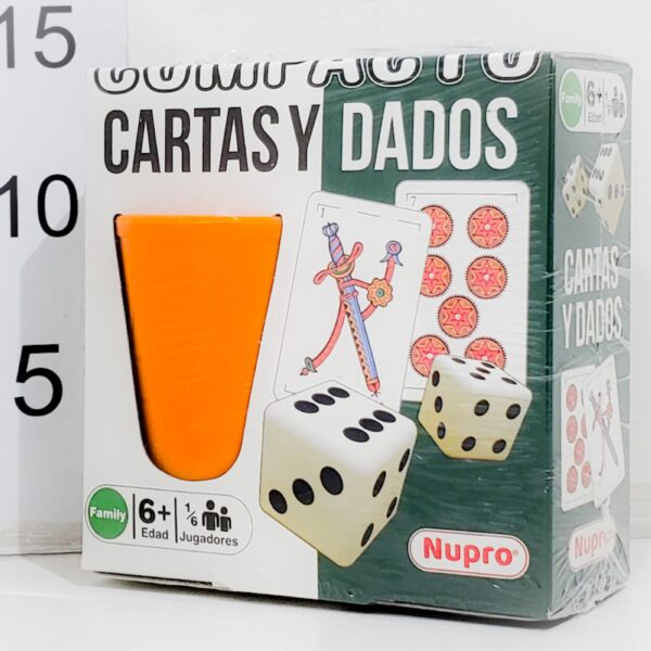 Generala C/cartas Y Dados Compacto Nupro