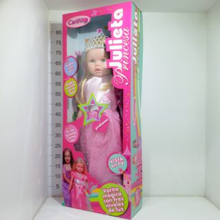 Muñeca Julieta Princesa Con Varita Magica CARIÑITO