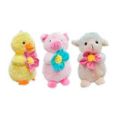 ANIMALES CON FLOR 26CM