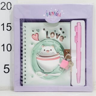 Diario Intimo Candado+lapicera 18x20