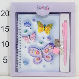 Diario Intimo Candado+lapicera 20x23