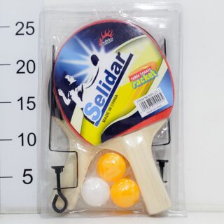 Paleta Ping Pong C/red Y 3pelota