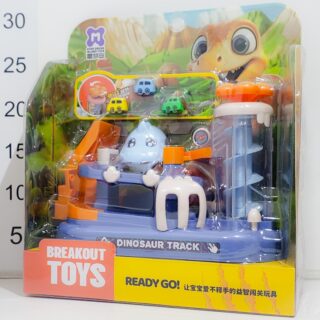 Aventura Dino Playset Con Pista De Autos