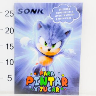 Libro De Colorear Con Sticker SONIC