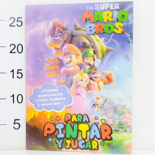 Libro De Colorear Con Sticker MARIO BROSS
