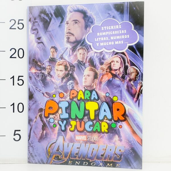 Libro De Colorear Con Sticker AVENGERS