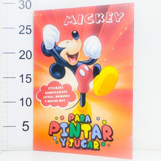 Libro De Colorear Con Sticker MICKEY