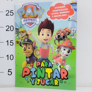 Libro De Colorear Con Sticker PAW PATROL