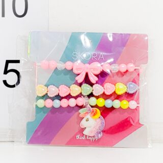 Set X3 Pulseras Infantil