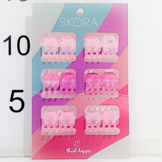 Set Broche De Pelo Mini Glitter X12