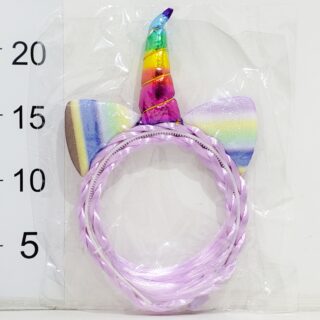 Vincha Unicornio Con Pelo