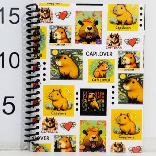 LIBRETAS CAPIBARA 16X12CM RAYADA