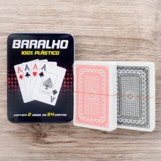 Naipe Poker X2 En Lata