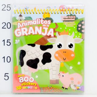 Mosaico Sticker Animalitos De LA GRANJA