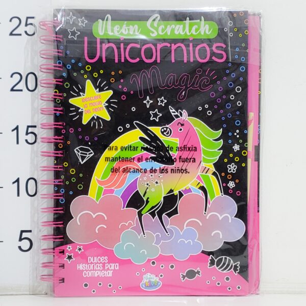 Neon Scratch Unicornios Magic
