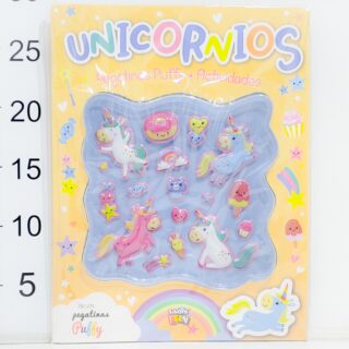 Stickers Unicornio Pegatinas Puffy Actividades
