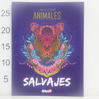 Libro Colorear Animales Salvajes