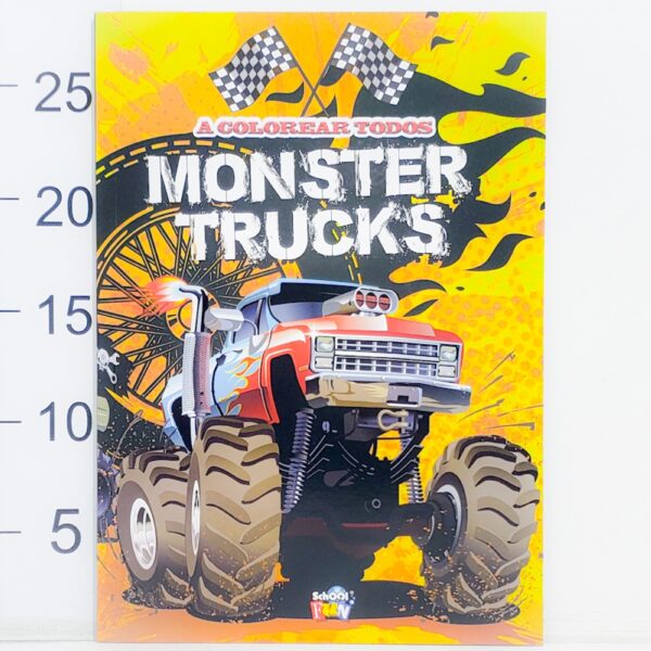 Libro Colorea Todos Monster Trucks