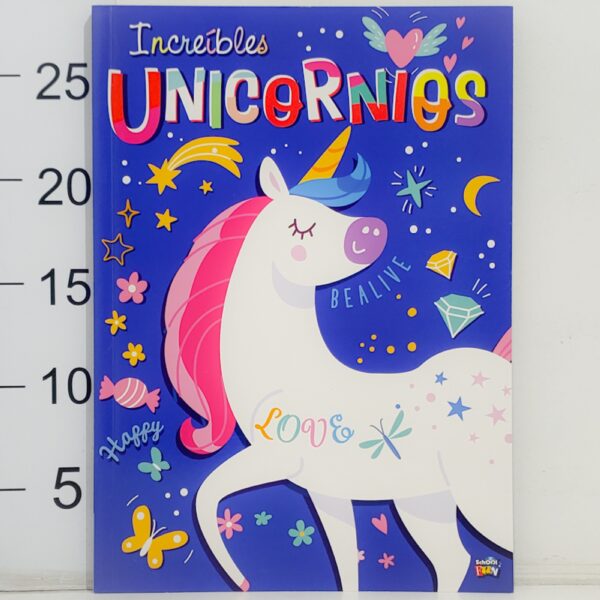 Libro Colorear Increibles Unicornios