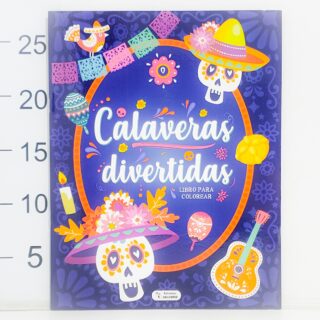 Libro Colorear Calaveras Divertidas