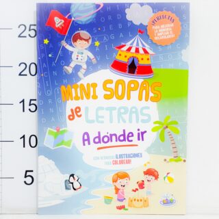 Libro Colorear Mini Sopa Letras A Donde Ir