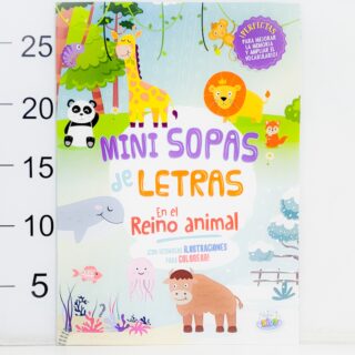 Libro Mini Sopas Letras En El Reino Animal