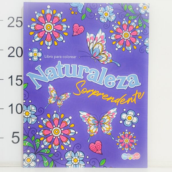 Libro Colorear Naturaleza Sorprendente