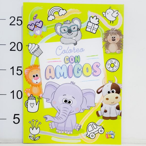 Libro Coloreo Con Amigos