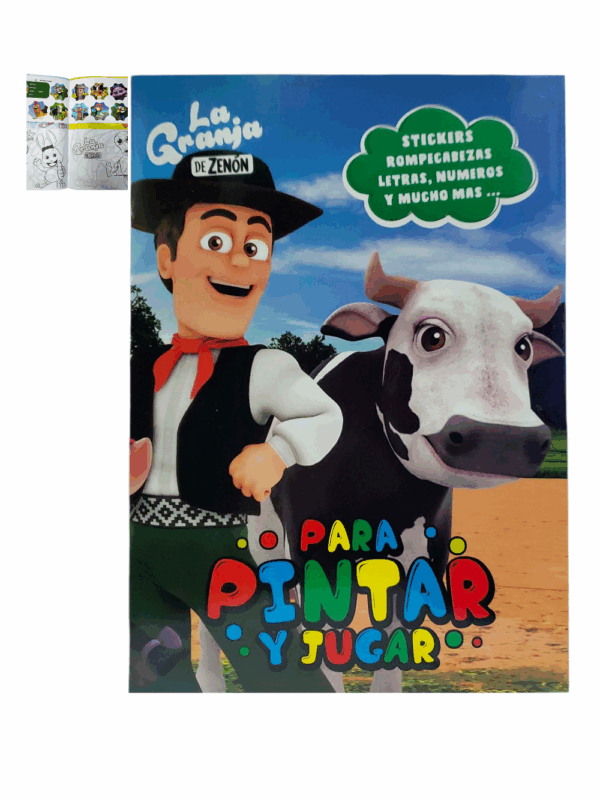 Libro De Colorear Con Sticker LA GRANJA