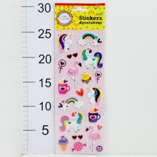 Sticker Unicornio-flamenco