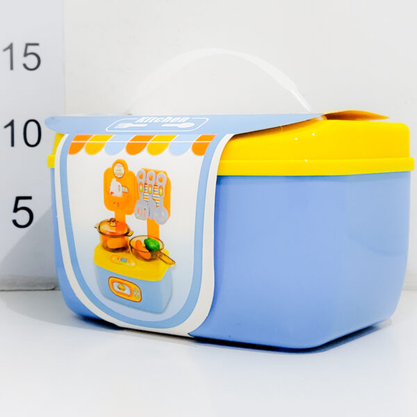 Valija Con Accesorios Cocina Celeste