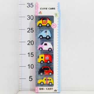 Cutie Cars Pullback X6 En Caja
