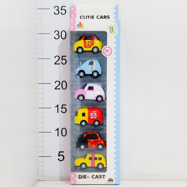 Cutie Cars Pullback X6 En Caja