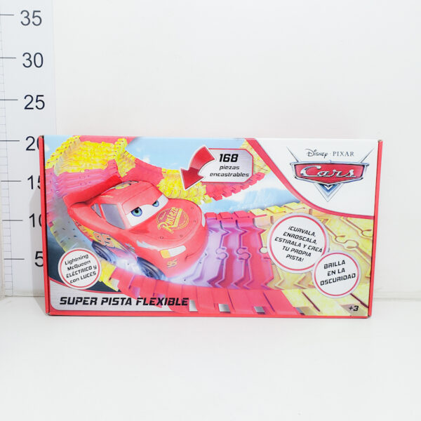 Pista De Cars Flexible 168 Pcs Mediana