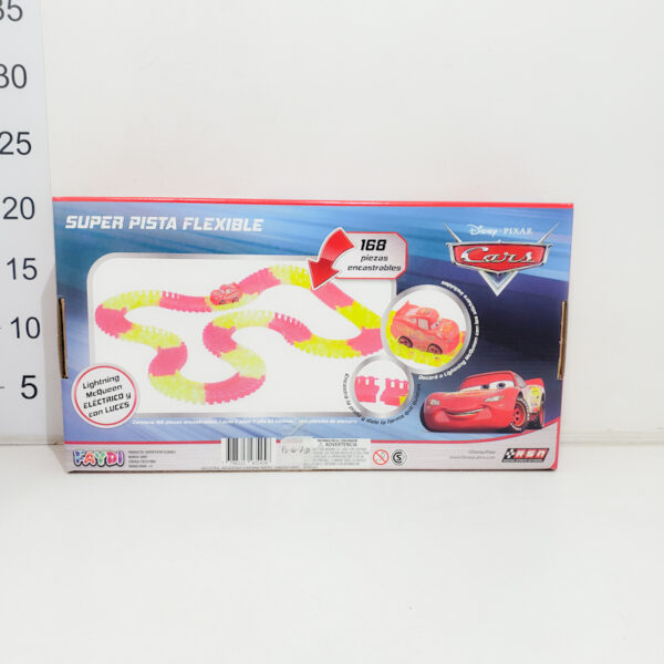 Pista De Cars Flexible 168 Pcs Mediana - Imagen 2