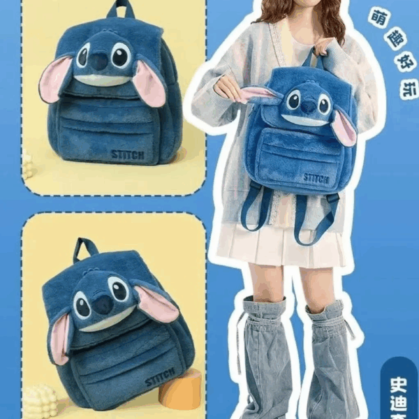 MOCHILA PELUCHE "STITCH"