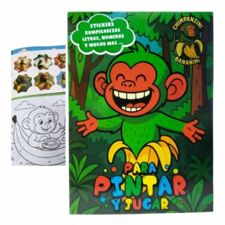 Libro De Colorear Con Sticker BANANINI
