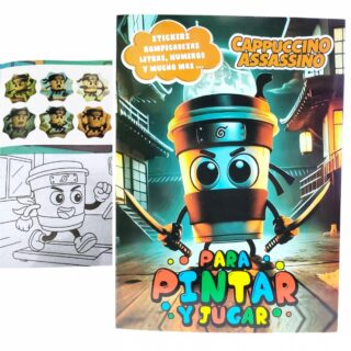 Libro De Colorear Con Sticker ASSASSINO
