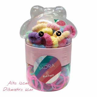 Set Infantil De Gomitas En Tarro