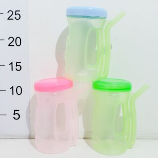 Vaso C/sorbete Y Tapa Color Surtidos