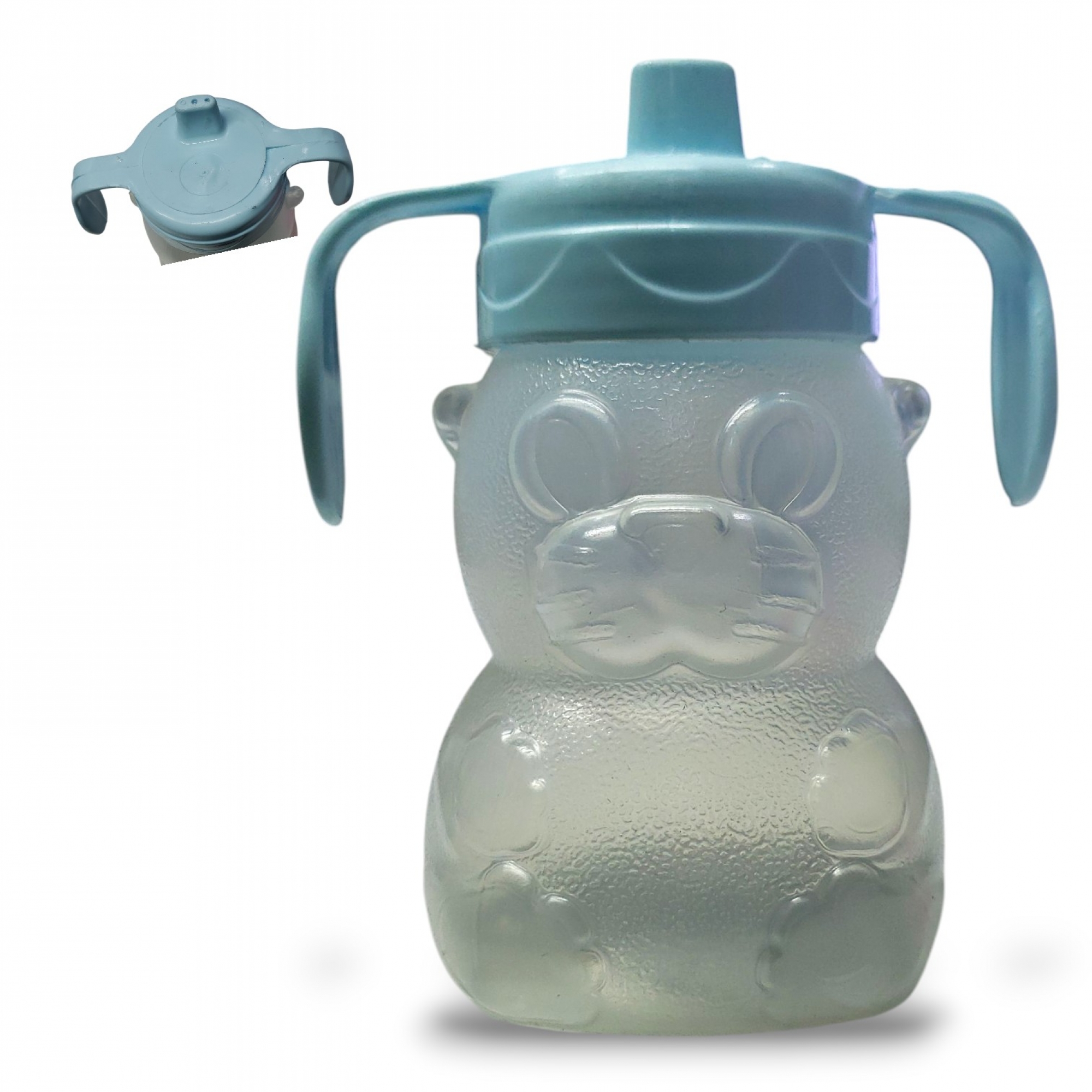 Botella antiderrame gatito