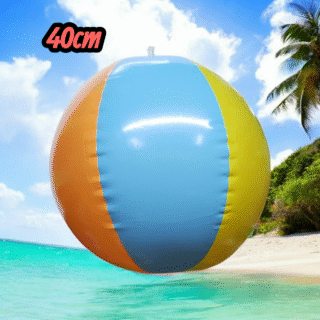 Pelota de playa inflable clasica 40cm
