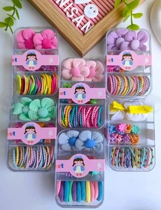 COLITA PELO + BROCHE + HEBILLAS