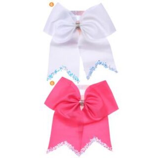 Hebilla pico infantil x unidad moño con lazo y strass