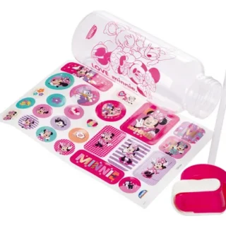 BOTELLA CON STICKERS MINNIE