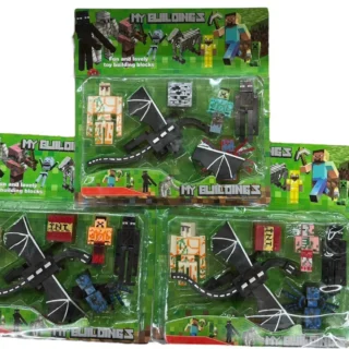 Minecraft x4 c/ dragon