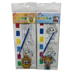 Set de acuarelas labubu
