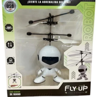 Helicoptero con robot