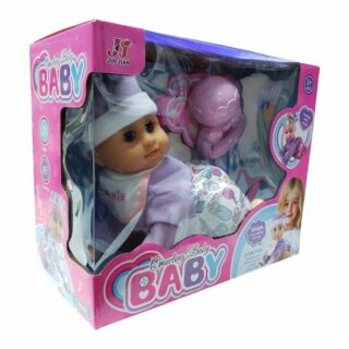 Bebe gateador c/acc en caja 22x26x13cm